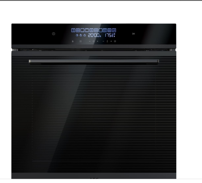 AEG 60cm Built-In Oven With Air Fryer & Heatwrap - Black Glass Finish