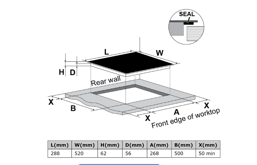 30 cm Built-In Induction Hob (ONL-IH30)