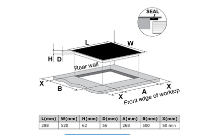 30 cm Built-In Induction Hob (ONL-IH30)