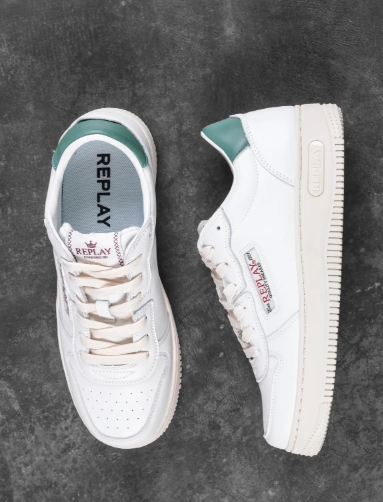 Replay EPIC DOUBLE LEATHER SNEAKERS