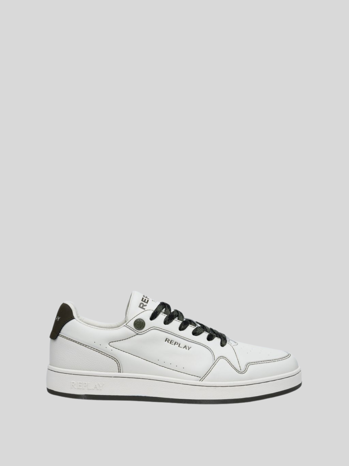 Replay Smash Choice 3 S off white green