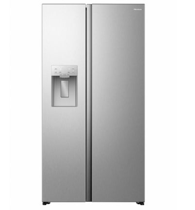 Hisense 506L Side by Side Fridge with Ice & Water Dispenser, Multi Airflow H695ss-idl