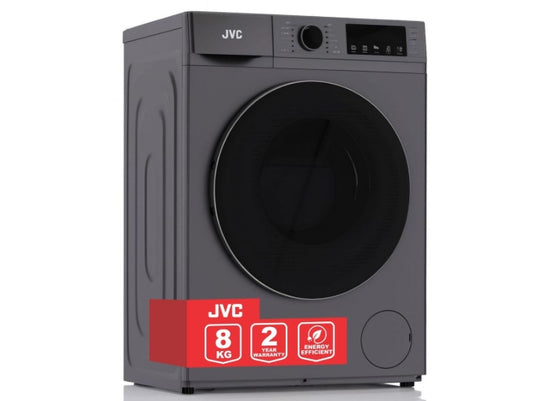 JVC 8kg Siver Front Loader - WG-NLDF08H5S