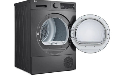 LG 8KG Heat Pump Tumble Dryer Dark Silver RH80T2SP7RM