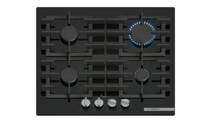 Bosch Series 6 Tempered Glass Gas Hob Black PPP6A6I40Z