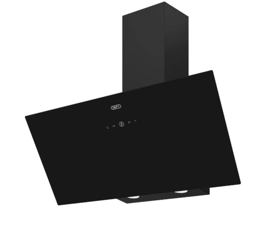 Defy 90cm Black Inclined Cookerhood DCH900B