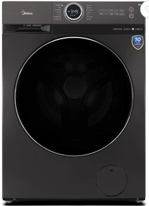 Midea 10 kg Front Loader Washing Machine Inverter MF200W100WB/T - Titanium Gray