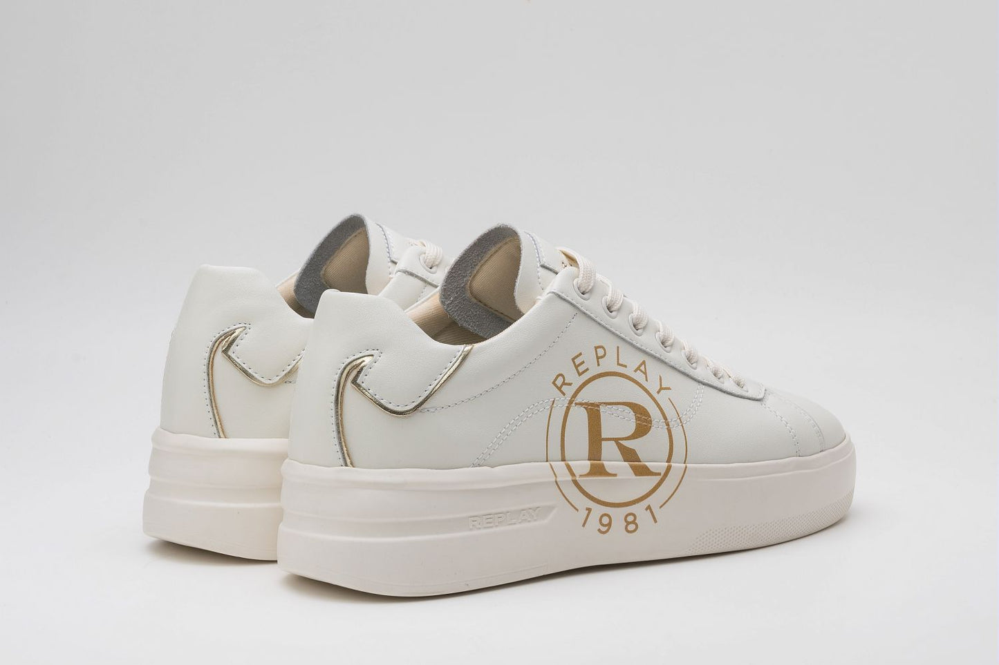 REPLAY - CIRCLE SNEAKERS WITH LACES