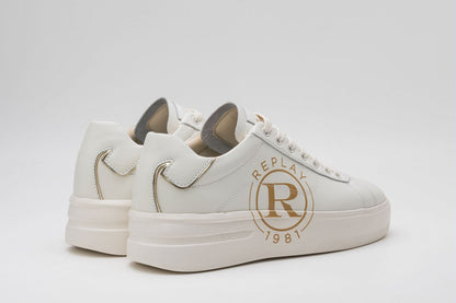 REPLAY - CIRCLE SNEAKERS WITH LACES