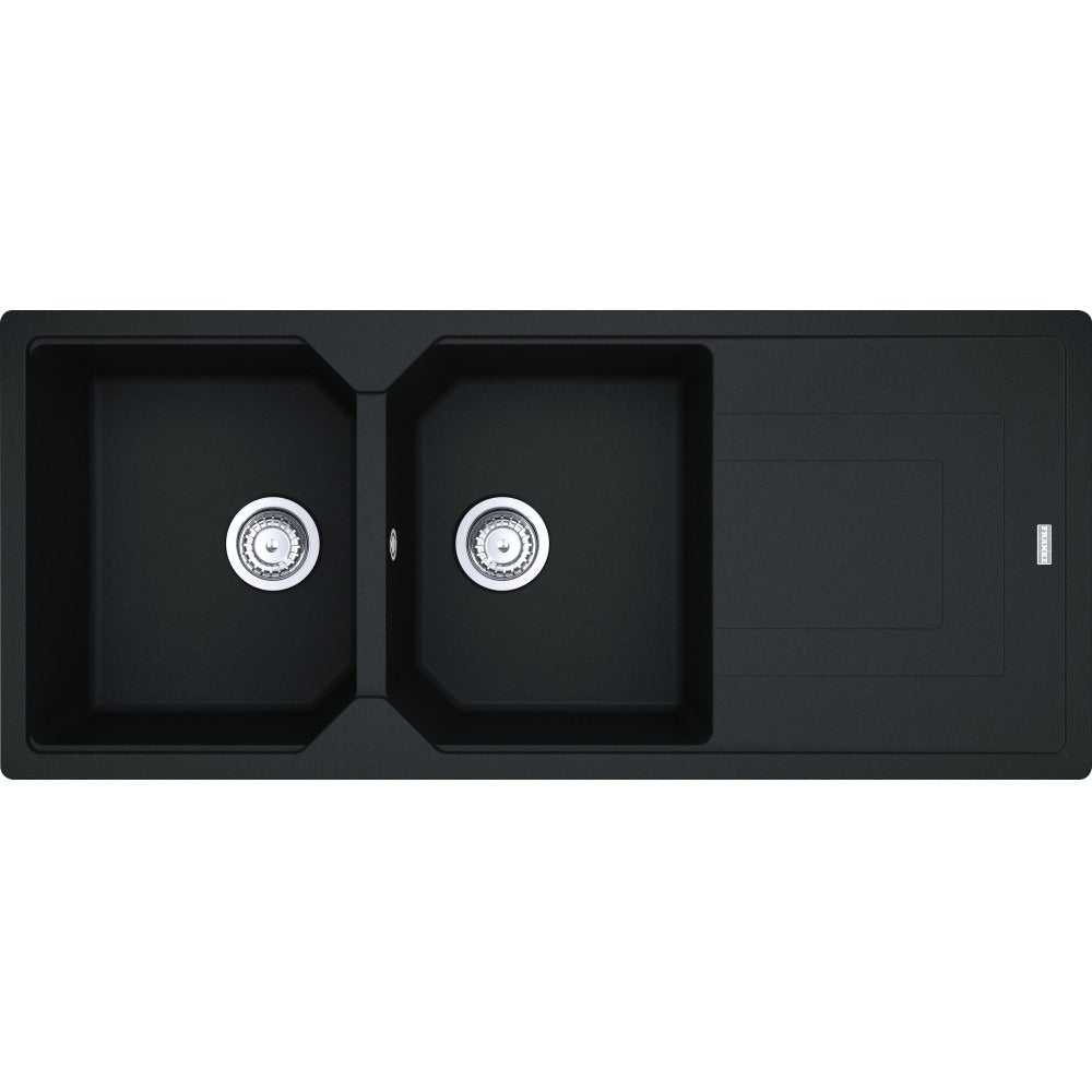 Franke, Urban, Fragranite, Inset, Matt Black, 1160mm x 500mm Traps included