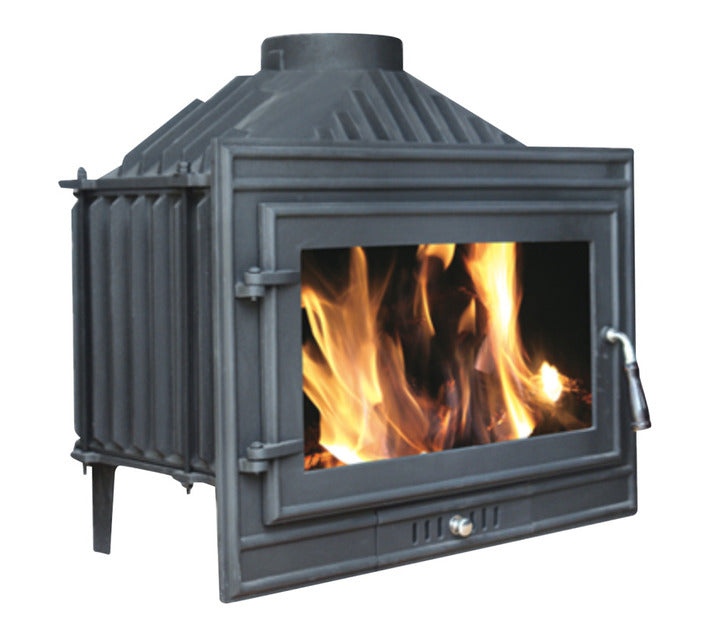 Andiron 14 kW  Cast iron Built in fireplace