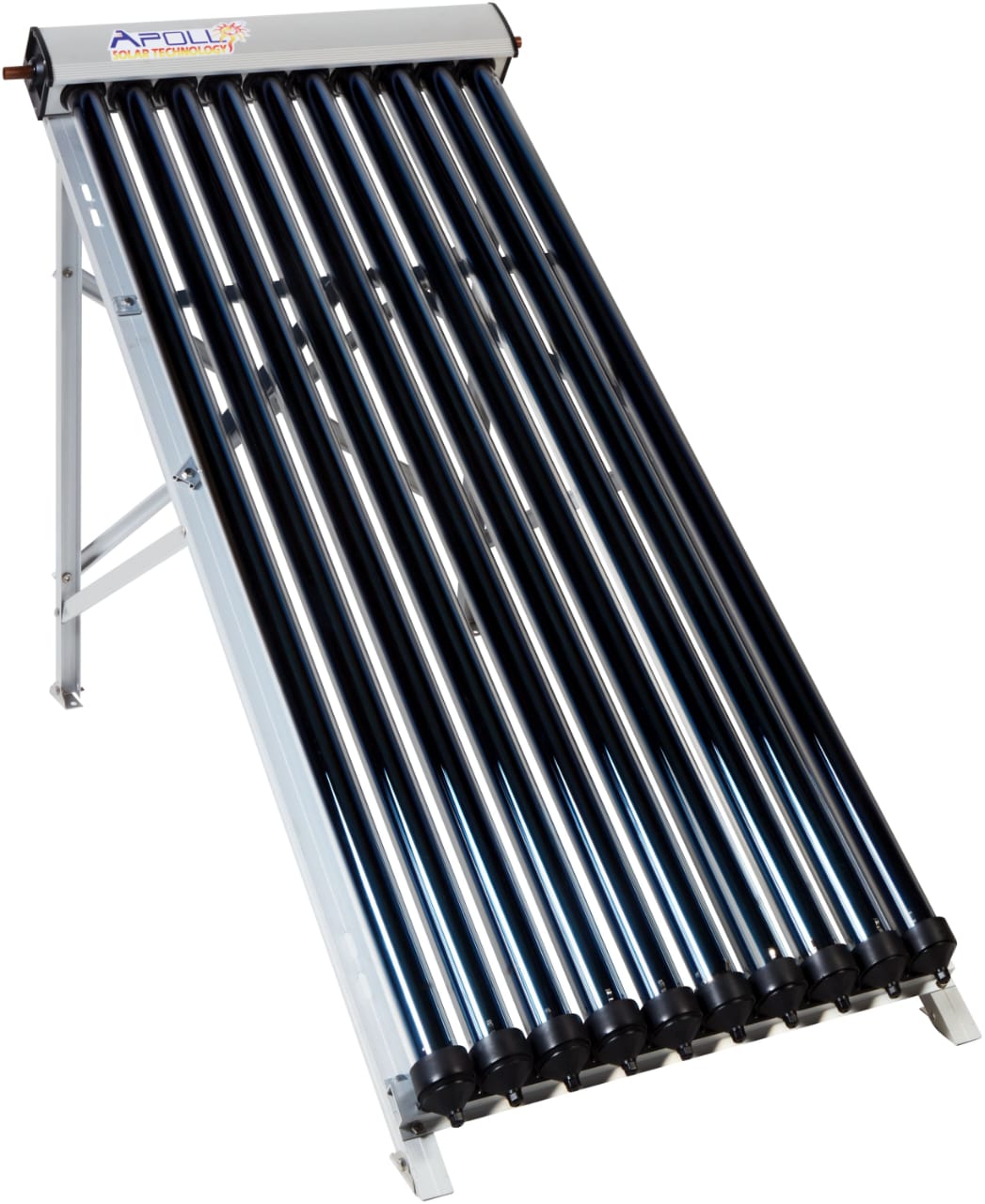 APOLLO SOLAR FRAME, MANIFOLD & 10 VACUUM TUBES APSP-10