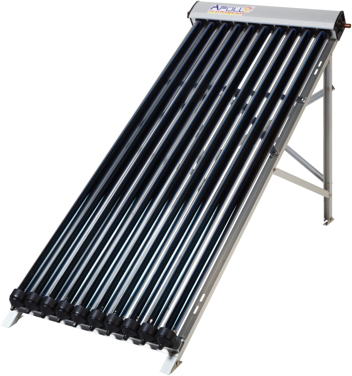 APOLLO SOLAR FRAME, MANIFOLD & 10 VACUUM TUBES APSP-10