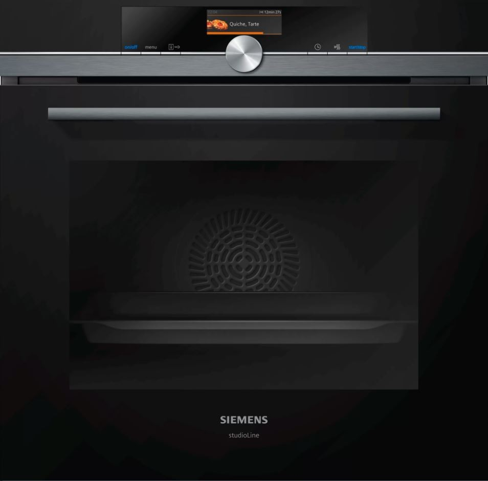 Siemens iQ700 Black 60cm Built-In Microwave Oven – HM876G2B6