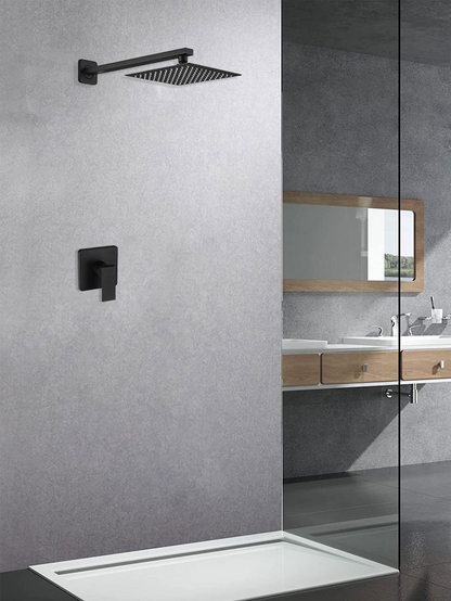 Shower Head, Arm and Faucet Combo