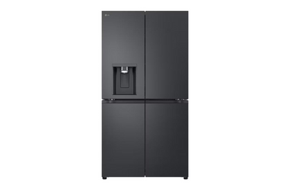 LG 679L Black Steel Door in Door™ Fridge Freezer with UVnano™ and Ice & Water Dispenser – GC-J24FFCBB