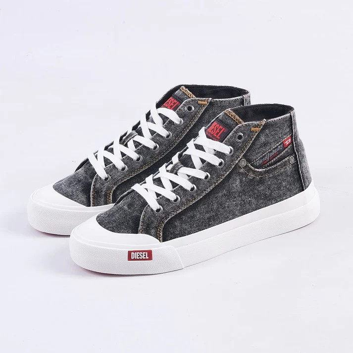 Diesel S-Athos Mid Sneakers (Black)