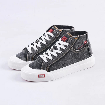 Diesel S-Athos Mid Sneakers (Black)
