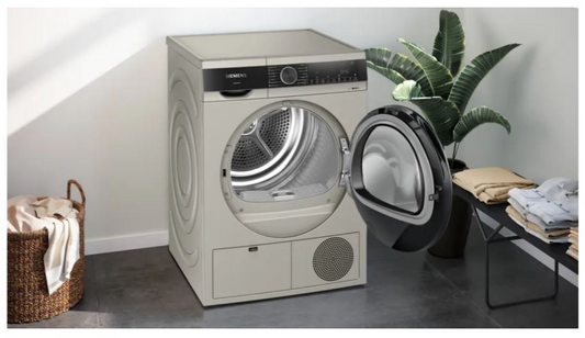 Siemens iQ300 9kg Silver Inox Condenser Tumble Dryer – WP41G0XZA