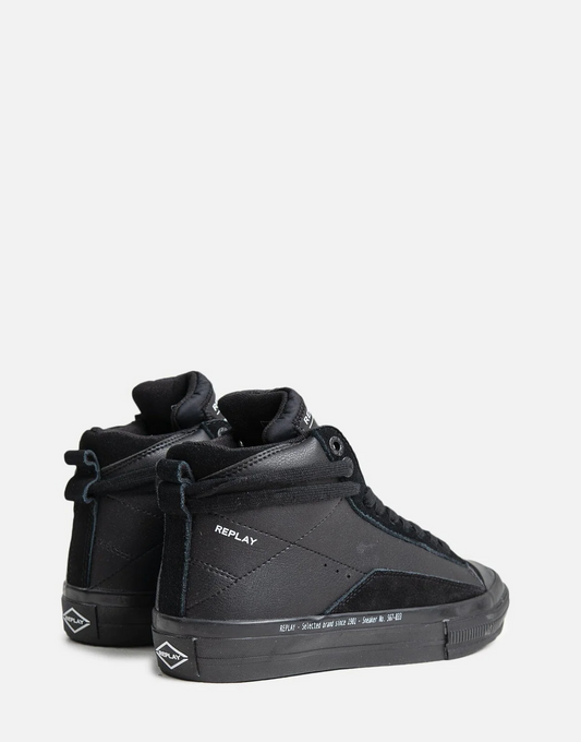 Replay Snap Light Toned Black Sneaker