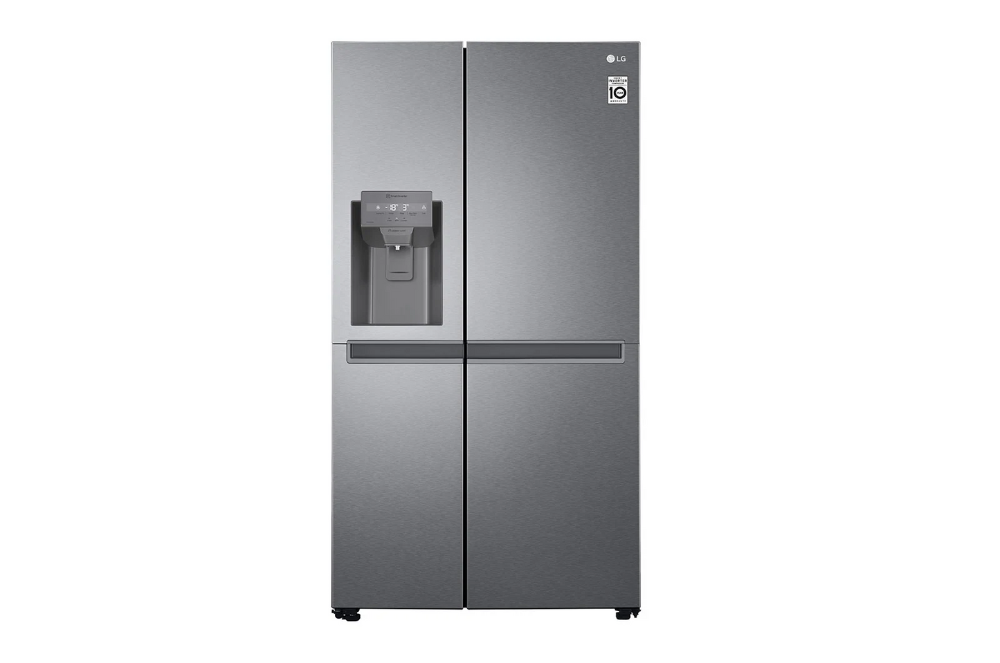 LG 610L Platinum Silver Side By Side Fridge/Freezer – GC-L257JLY