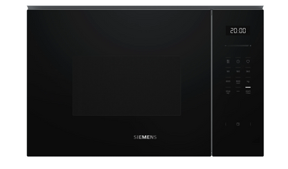 Siemens iQ500 Black Built-In Microwave with Grill – BE555LMB2