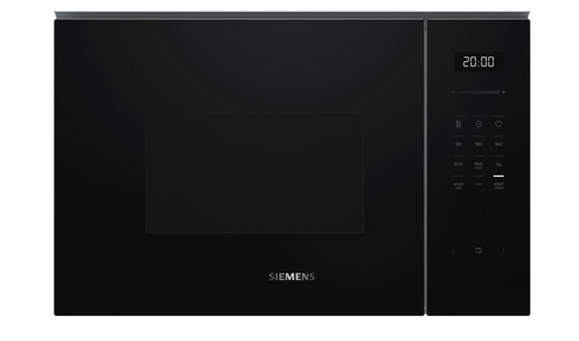Siemens iQ500 Black Built-In Microwave with Grill – BE555LMB2