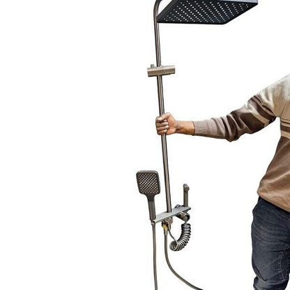 1.5M Adjustable Shower Faucet With Soap Dish Set