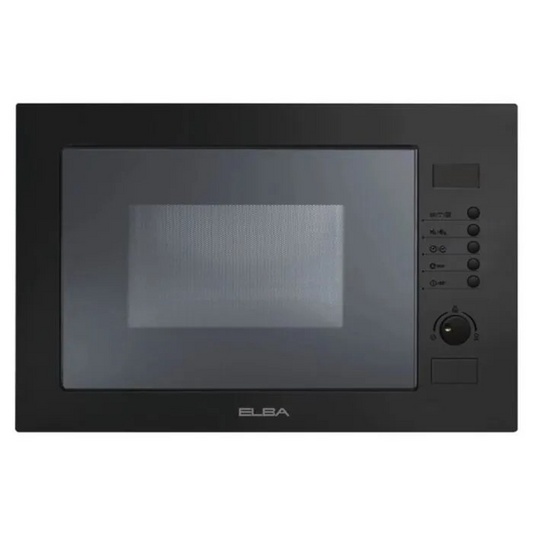 Elba Elio 38cm Black Metal Paint Built-In Microwave - 02/EL38BMW25L