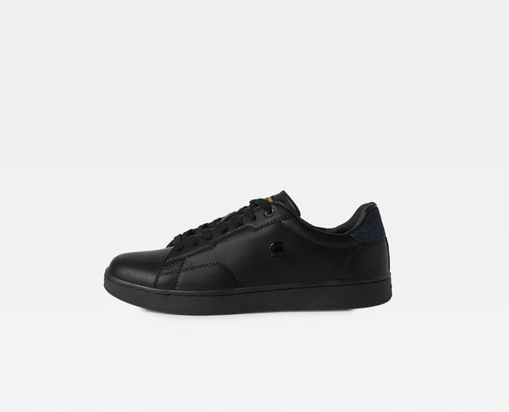 G-STAR RAW-CADET LEATHER DENIM SNEAKERS