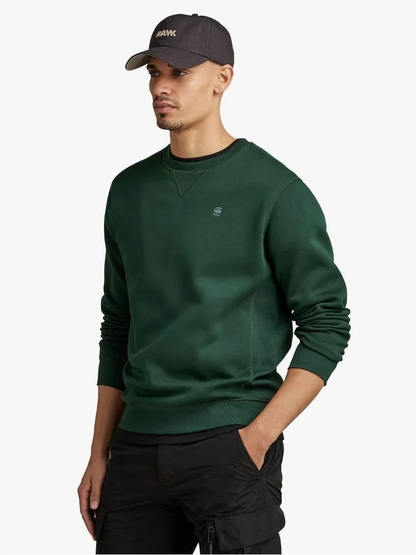 G-Star Men's Premium Core Green Sweater