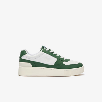 LACOSTE - MEN'S ACECLIP PREMIUM CONTRASTED LEATHER TRAINERS