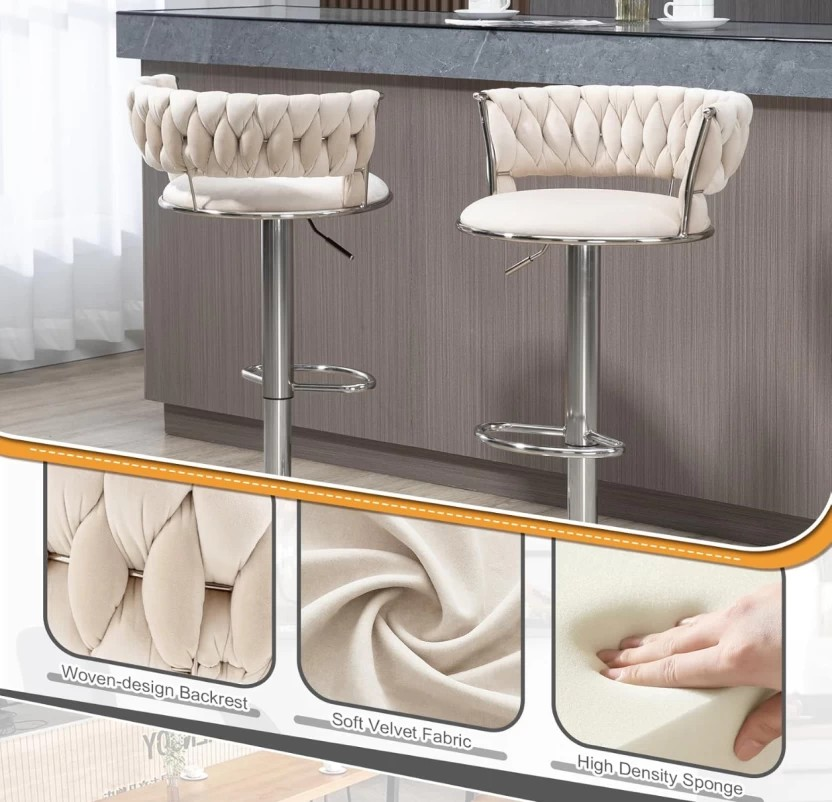 Bar Chair  (Finish Colour - Beige)