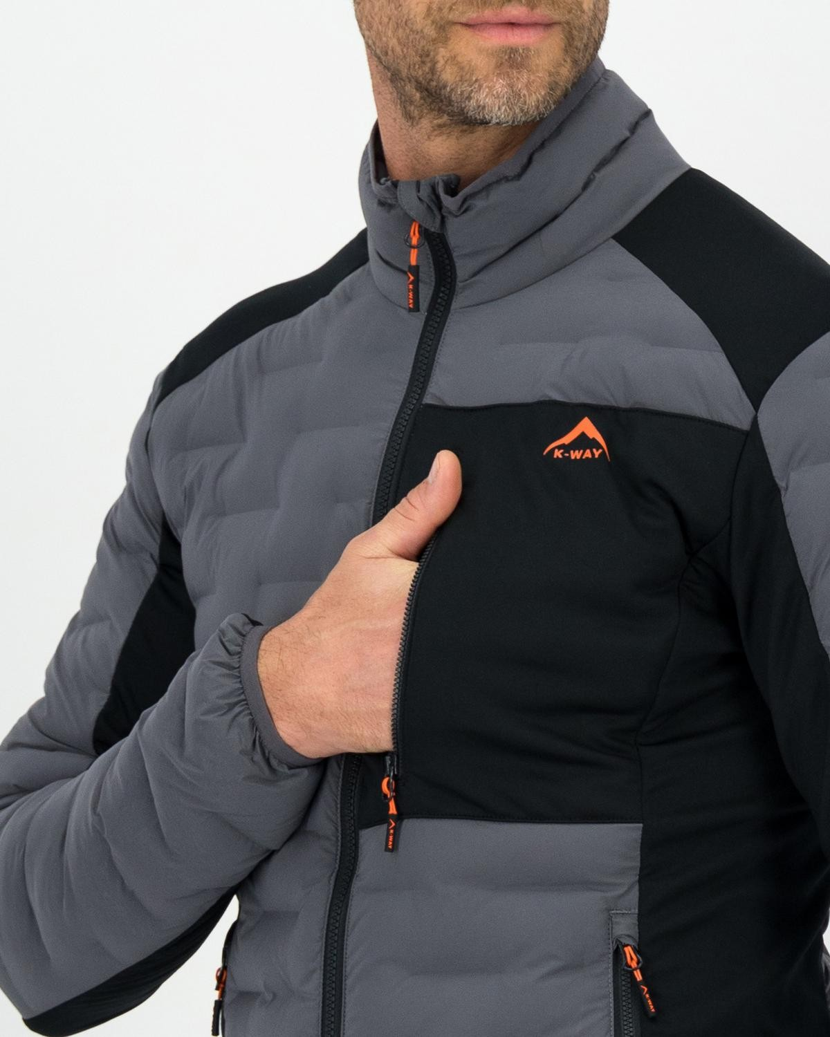 K-Way Men’s Trek Eco Hybrid Jacket