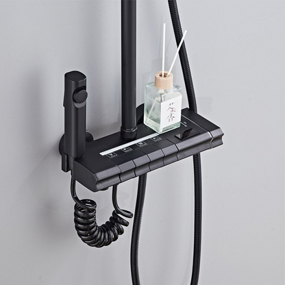 Digital Display Shower With LED Ambient Light 1226B