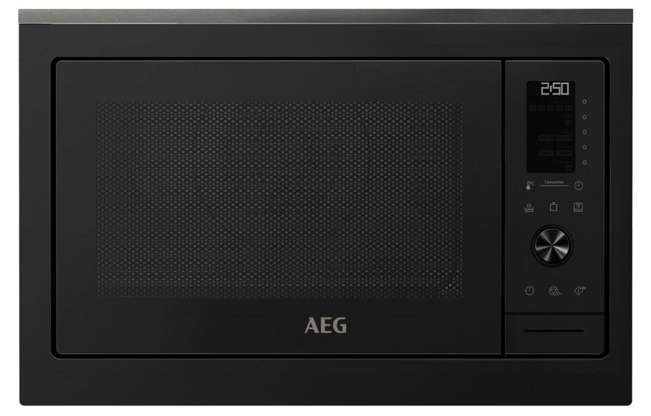 AEG 7000 Series 60cm Black 30L Built-In Combi Microwave Oven – MSE3057CB