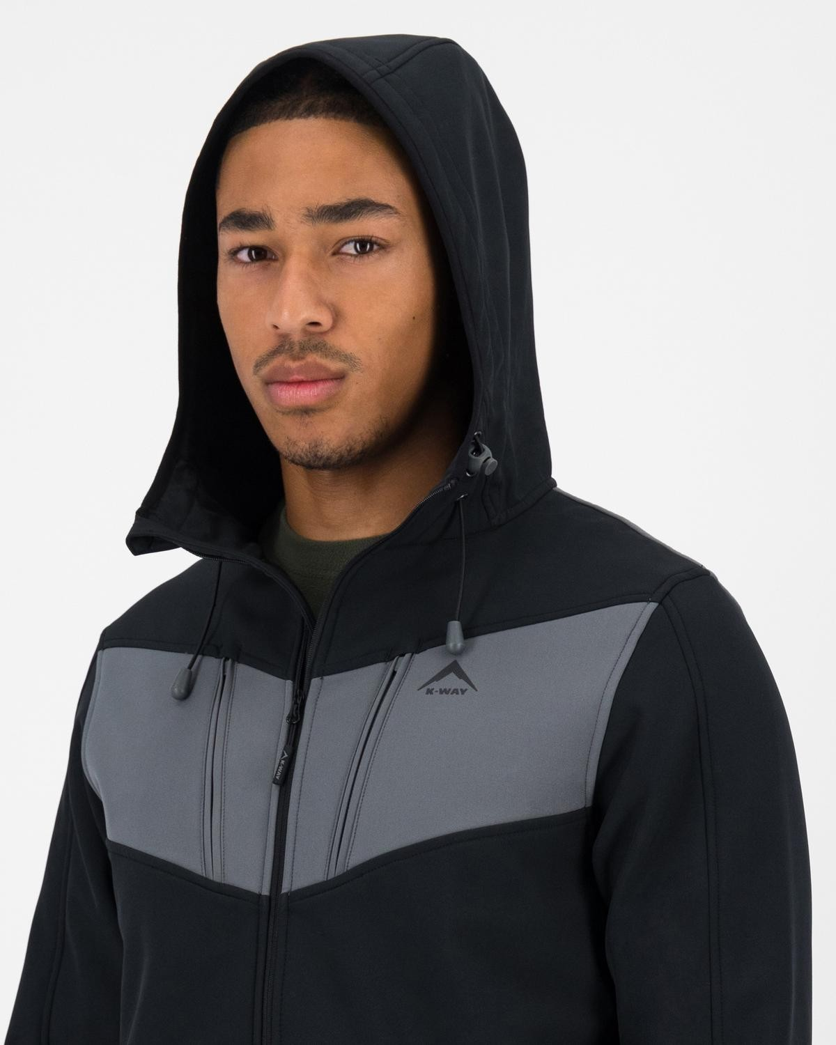 K-Way Men’s Benji Softshell Hoodie