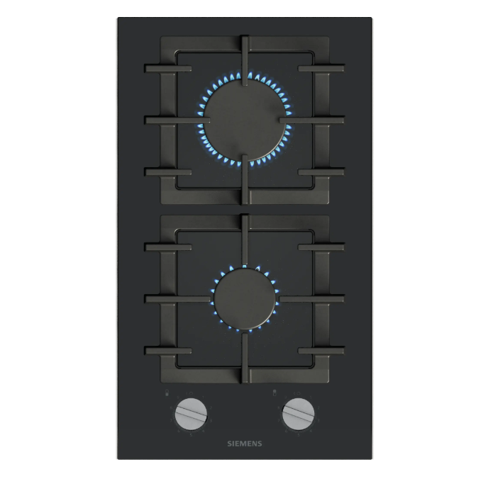 Siemens iQ700 Black 30cm 2 Burner Gas Hob – ER3A6BI40L