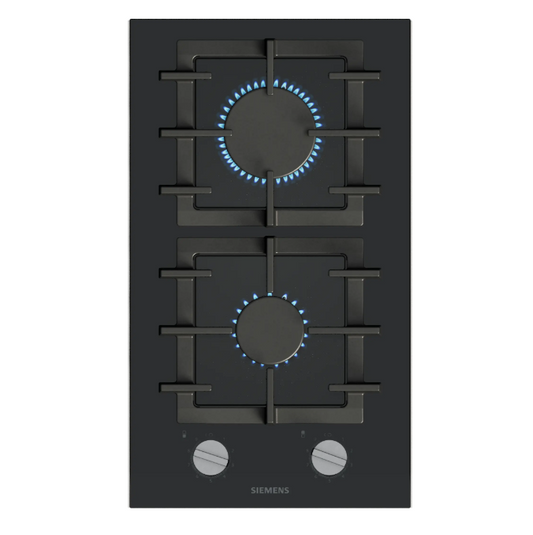 Siemens iQ700 Black 30cm 2 Burner Gas Hob – ER3A6BI40L