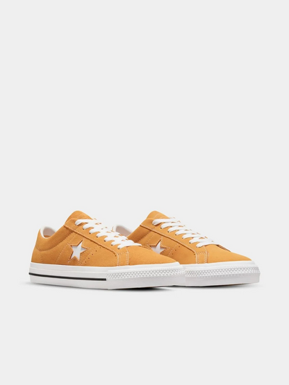 Converse Men's One Star Pro Yellow Sneaker