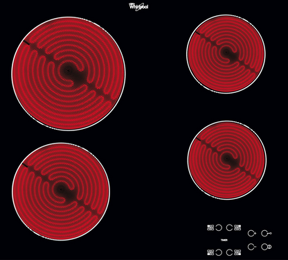 Whirlpool 60cm Glass Hob - AKT8090/NE