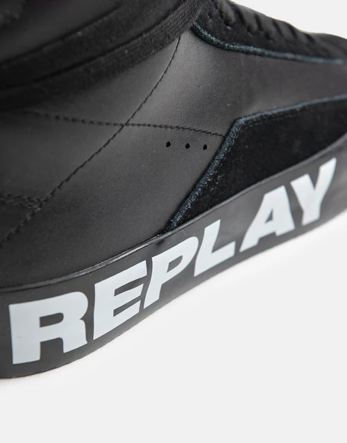 Replay Snap Campus Black Sneakers