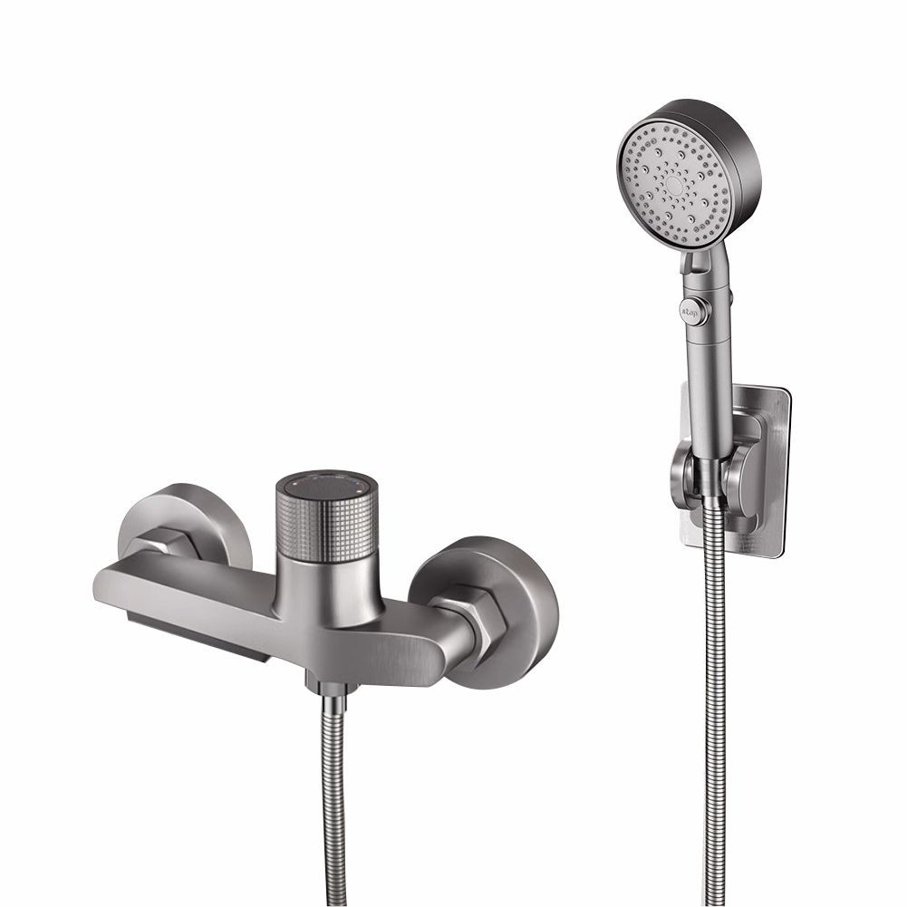 Wall Mounted Single Knob Bathtub Shower Faucet  -chrome