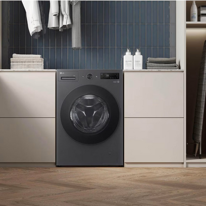 LG 7kg Middle Black Front Loader Washing Machine – F2Y1HYP6J