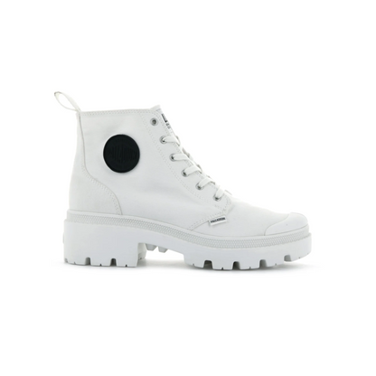 PALLADIUM - LADIES PALLABASE TWILL - STAR WHITE