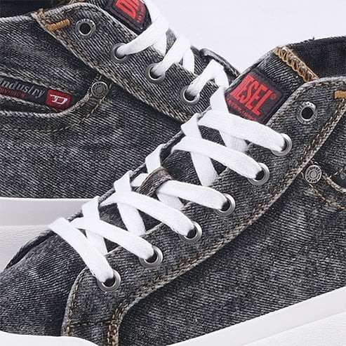 Diesel S-Athos Mid Sneakers (Black)