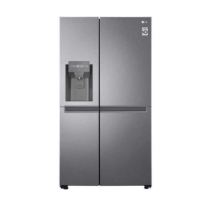 LG 610L Platinum Silver Side By Side Fridge/Freezer – GC-L257JLY