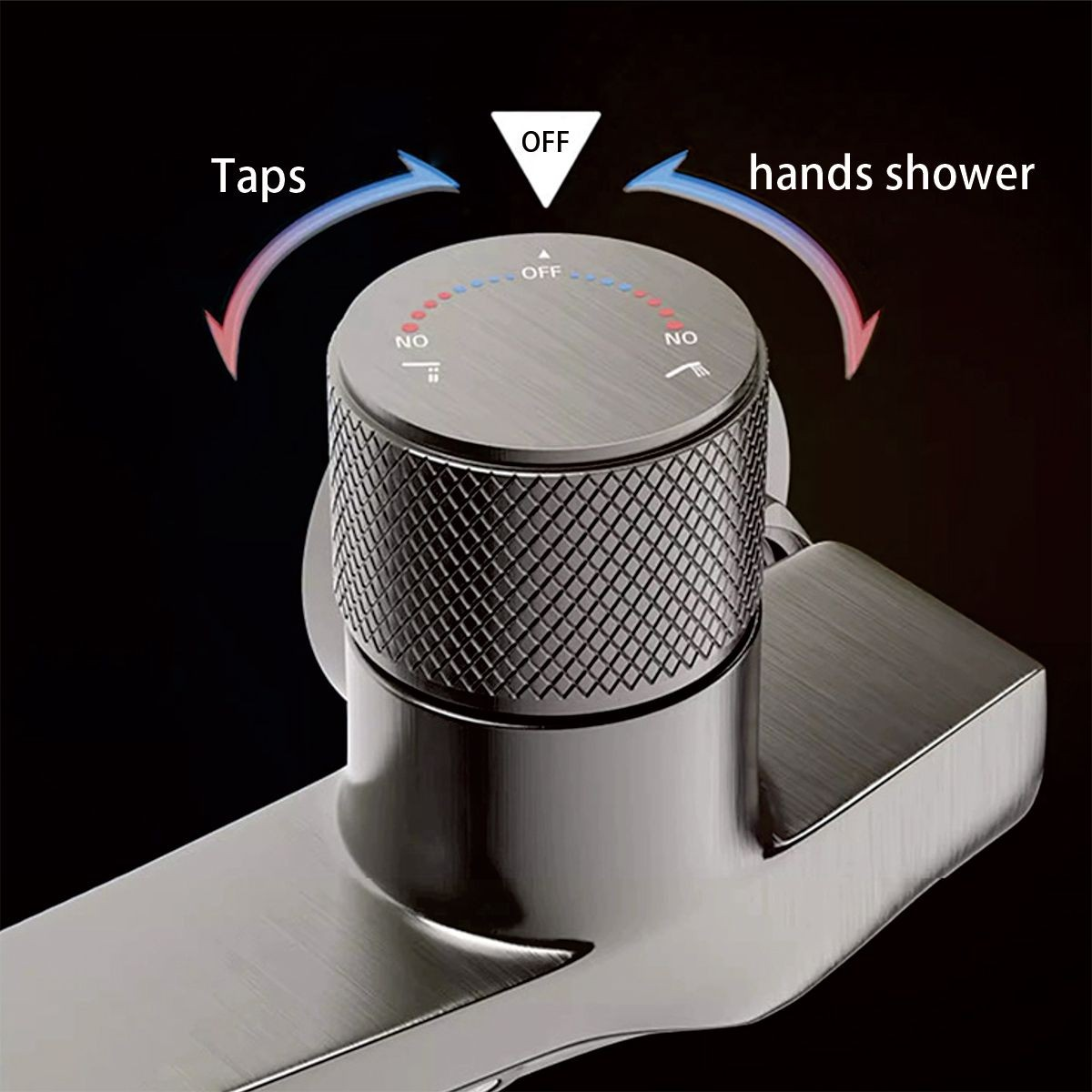 Wall Mounted Single Knob Bathtub Shower Faucet  -chrome