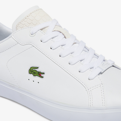 Lacoste - Men's Powercourt Burnished Leather Sneakers