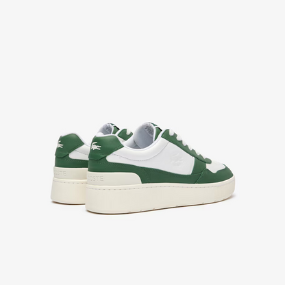 LACOSTE - MEN'S ACECLIP PREMIUM CONTRASTED LEATHER TRAINERS